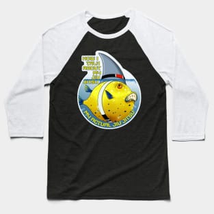 Jiu Jitsu Blowfish Baseball T-Shirt